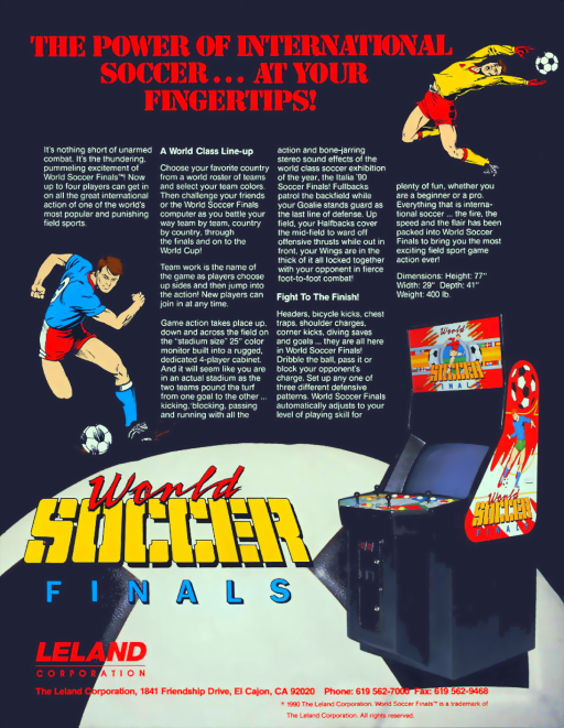 World Soccer Finals Game Cover